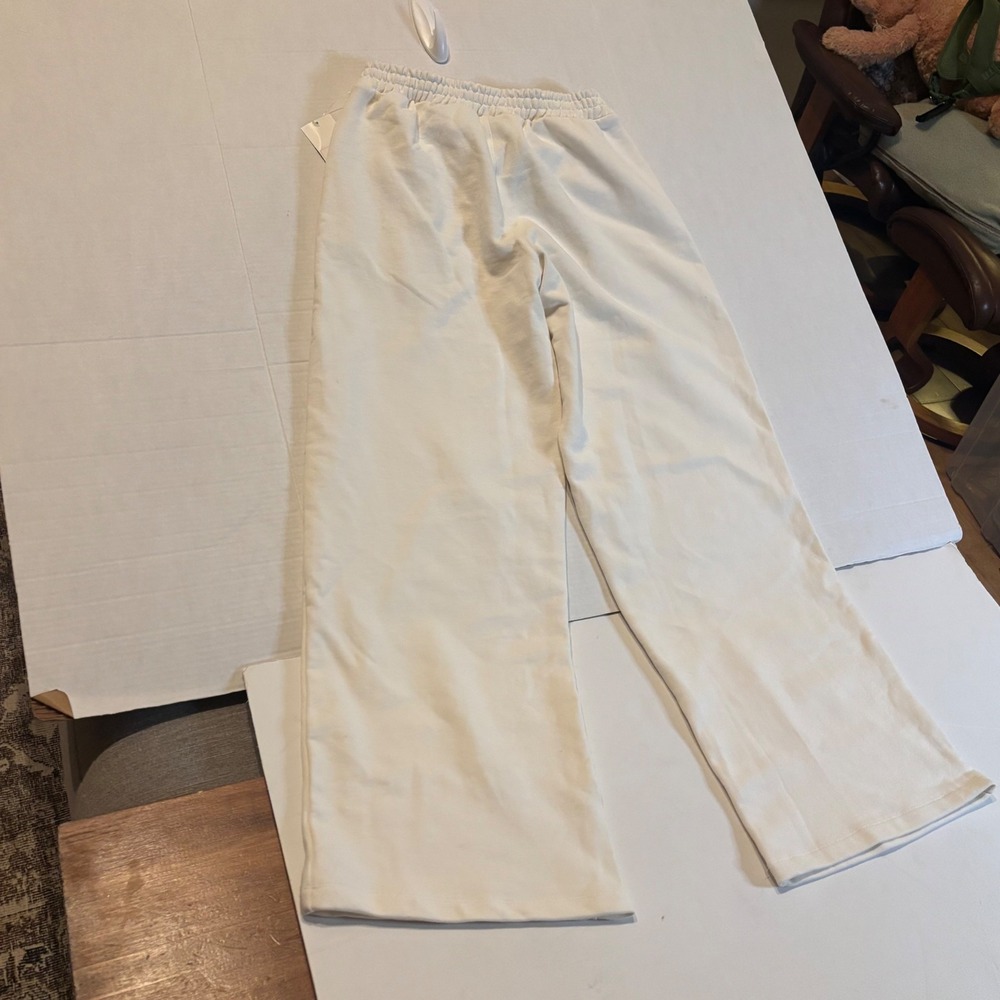 Vans Ground Work Shortalls Off White Cotton Canvas Overalls VN000G8WFS8 M - Picture 6 of 8